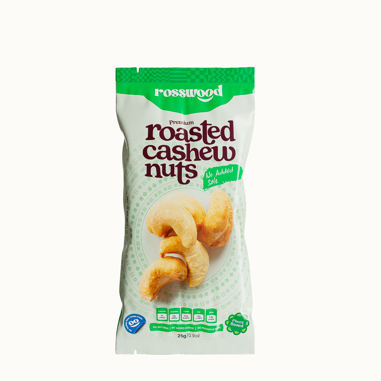 Roasted Cashew No Added Salt 25g | 0.9oz