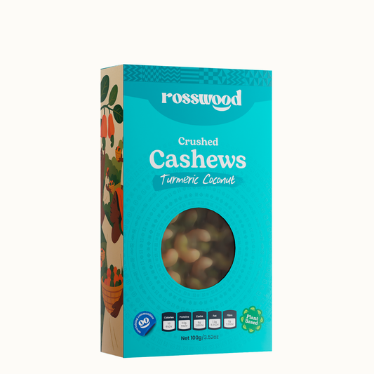 Crushed Cashews Tumeric Coconut 100g | 3.5oz